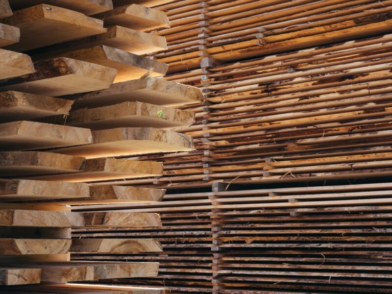 Air Dried Oak Beams